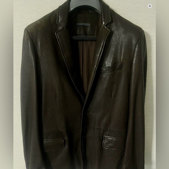 John Varvatos leather jacket